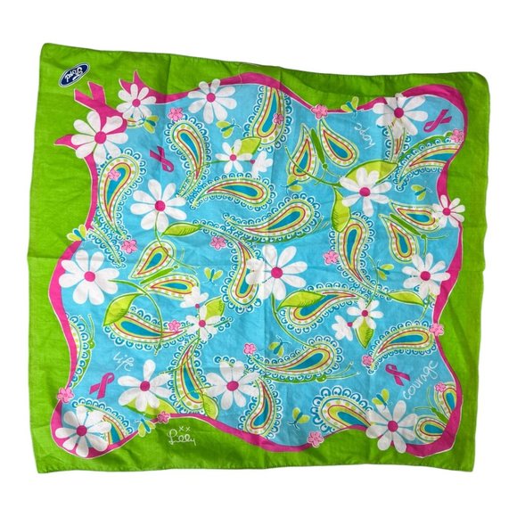 Lilly Pulitzer Accessories - Lily Pulitzer‎ Breast Cancer Awareness Scarf